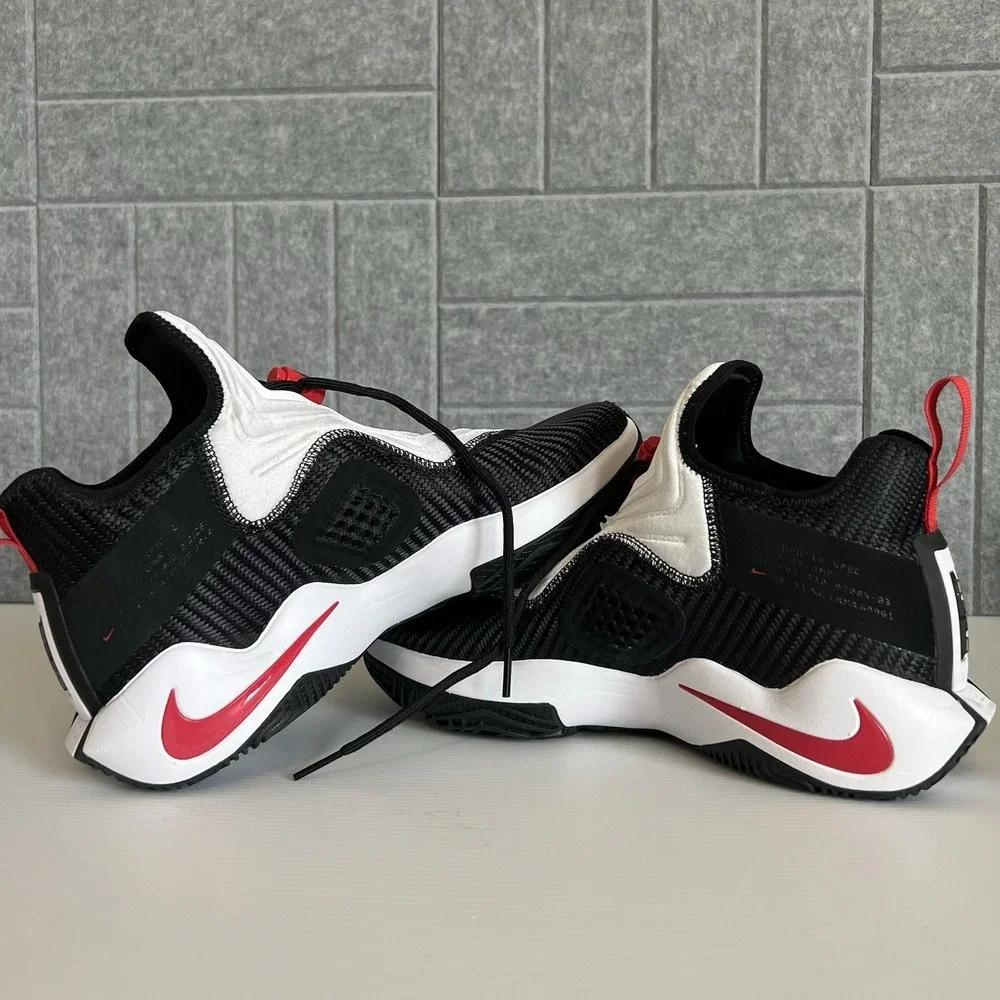 Nike Lebron Soldier 14 Black White Mens Size 7.5 Shoes CK6024-002